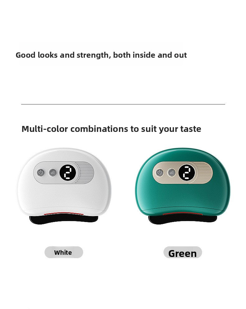 Available in white and green